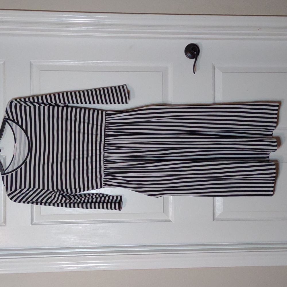 Reborn J size Large Striped Pocket Midi Dress